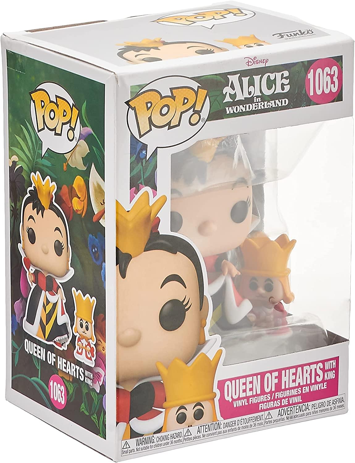 Disney Alice In Wonderland Funko POP Vinyl Figure | Queen of Hearts w/ King