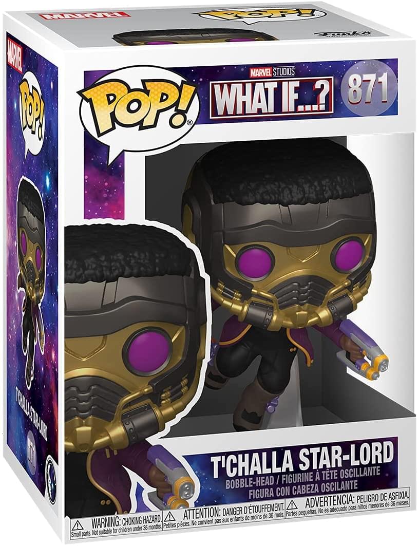 Marvel What If? Funko POP Vinyl Figure | TChalla Star-Lord