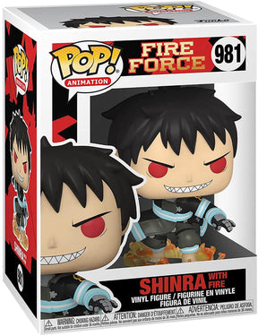 Fire Force Funko POP Vinyl Figure | Shinra with Fire