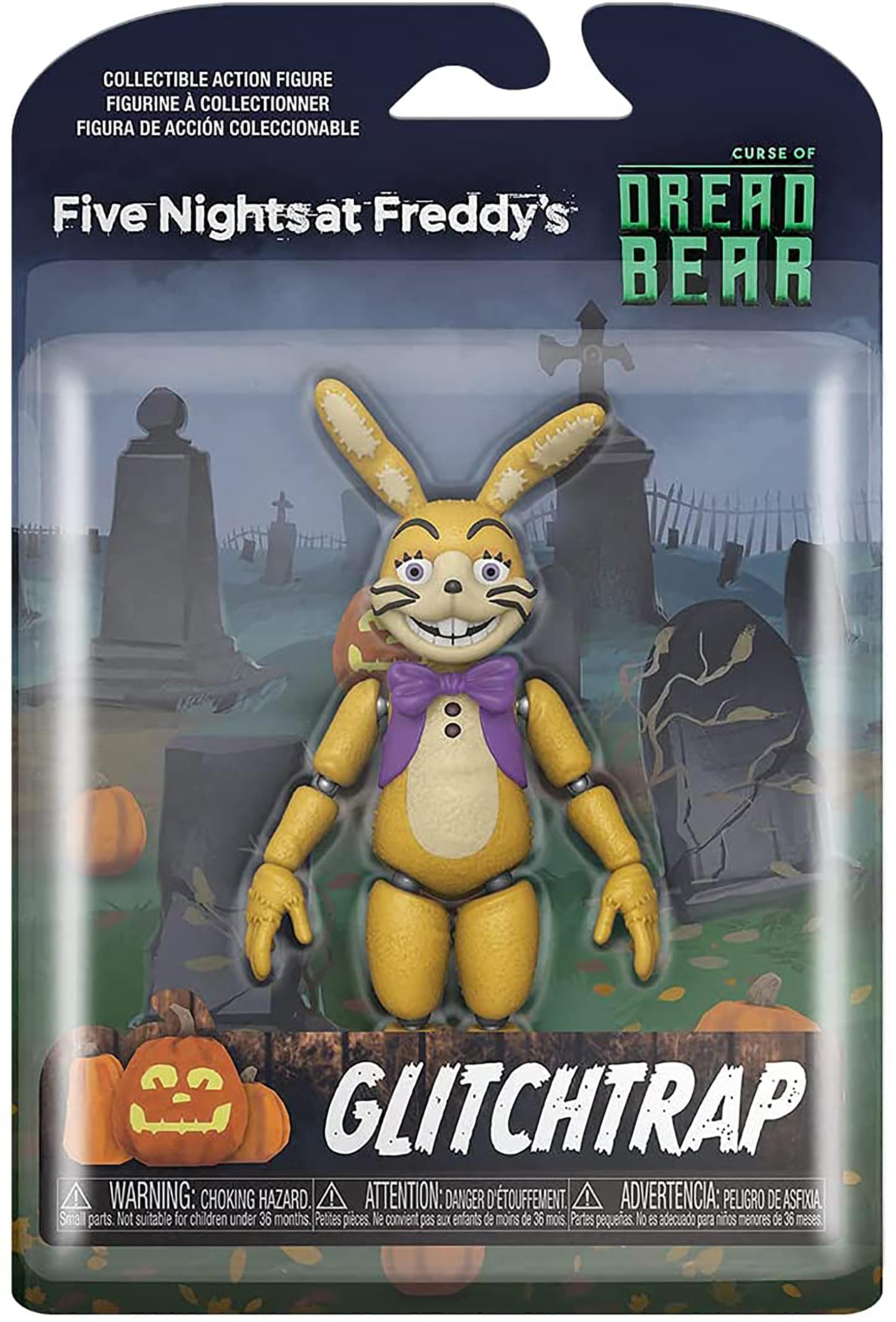 Boneco Articulado Glitchtrap Figure 12,5cm - Five Nights at Freddy's  Dreadbear - FNAF - Geek Fanaticos