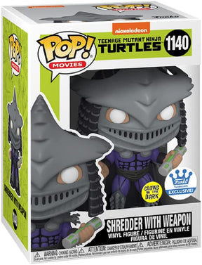 Teenage Mutant Ninja Turtles Funko POP Vinyl Figure | GID Shredder w/ Weapon