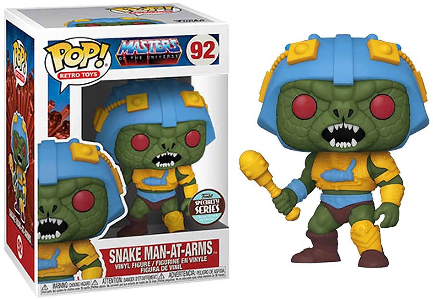 Masters of the Universe Funko POP Vinyl Figure | Snake Man-At-Arms