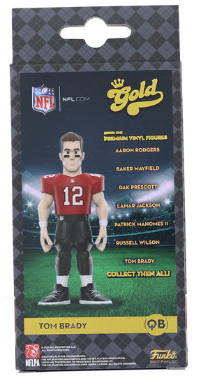 New England Patriots NFL Funko Gold 5 Inch Vinyl Figure | Tom Brady Chase