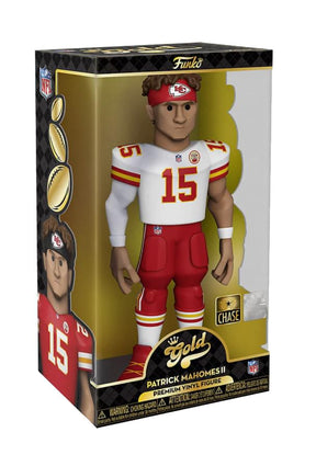 Kansas City Chiefs NFL Funko Gold 12 Inch Vinyl Figure | Patrick Mahomes Chase