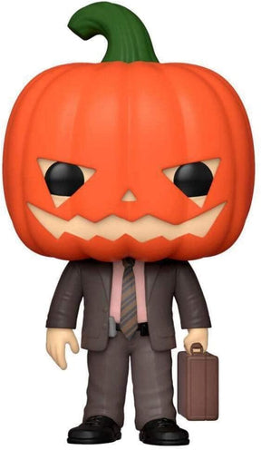 The Office Funko POP Vinyl Figure | Dwight w/ Pumpkinhead