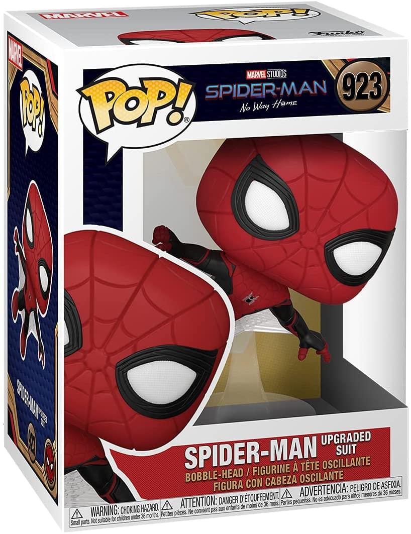 Marvel Spider-Man No Way Home Funko POP Vinyl Figure | Spider-Man Upgraded Suit