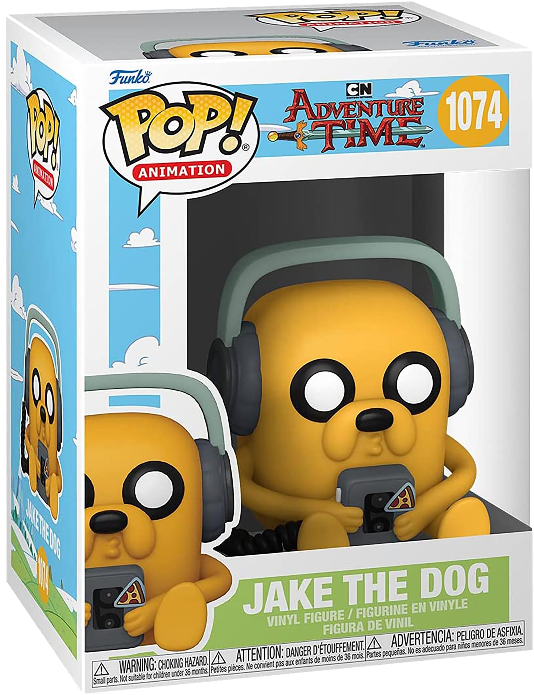 Adventure Time Funko POP Vinyl Figure | Jake w/ Player
