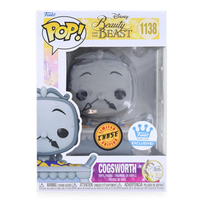 Disney Beauty and the Beast POP Vinyl Figure | Cogsworth in Cobbler Pan CHASE