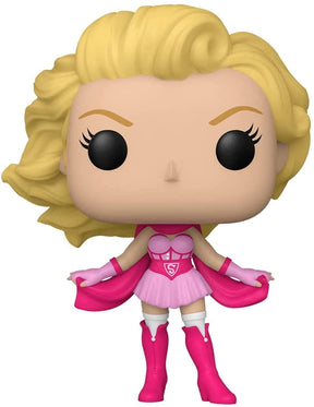 DC Comics Funko POP Vinyl Figure | Breast Cancer Awareness Bombshell Supergirl