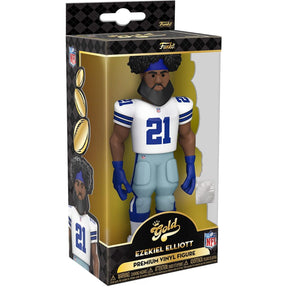 Dallas Cowboys NFL Funko Gold 5 Inch Vinyl Figure | Ezekiel Elliott