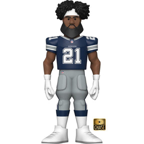 Dallas Cowboys NFL Funko Gold 5 Inch Vinyl Figure | Ezekiel Elliott CHASE