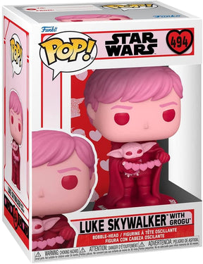 Star Wars Funko POP Vinyl Figure | Valentines Luke & Grogu