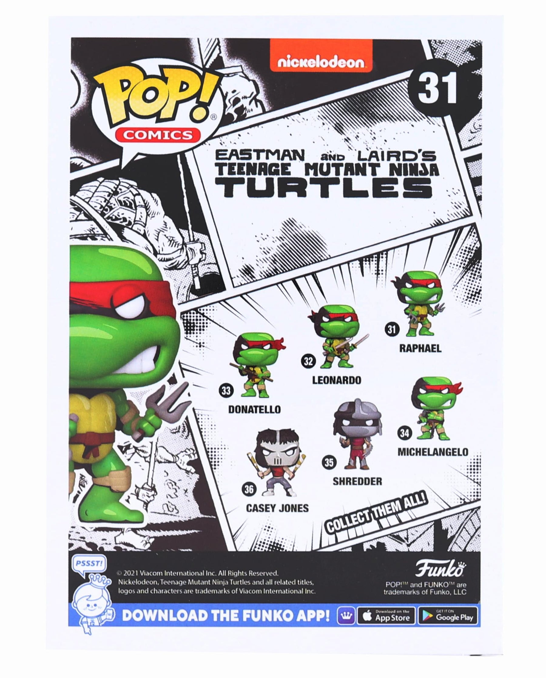 Teenage Mutant Ninja Turtles PX Exclusive POP Vinyl Figure | Raphael