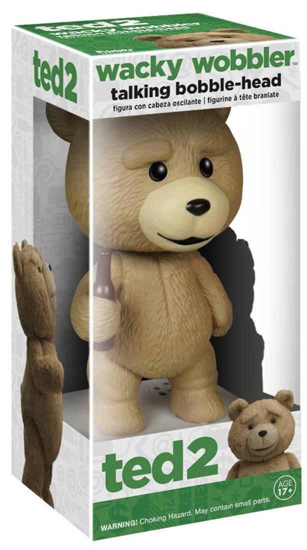Ted 2 Funko Wacky Wobbler Bobble Head: Talking Ted (Rated R)