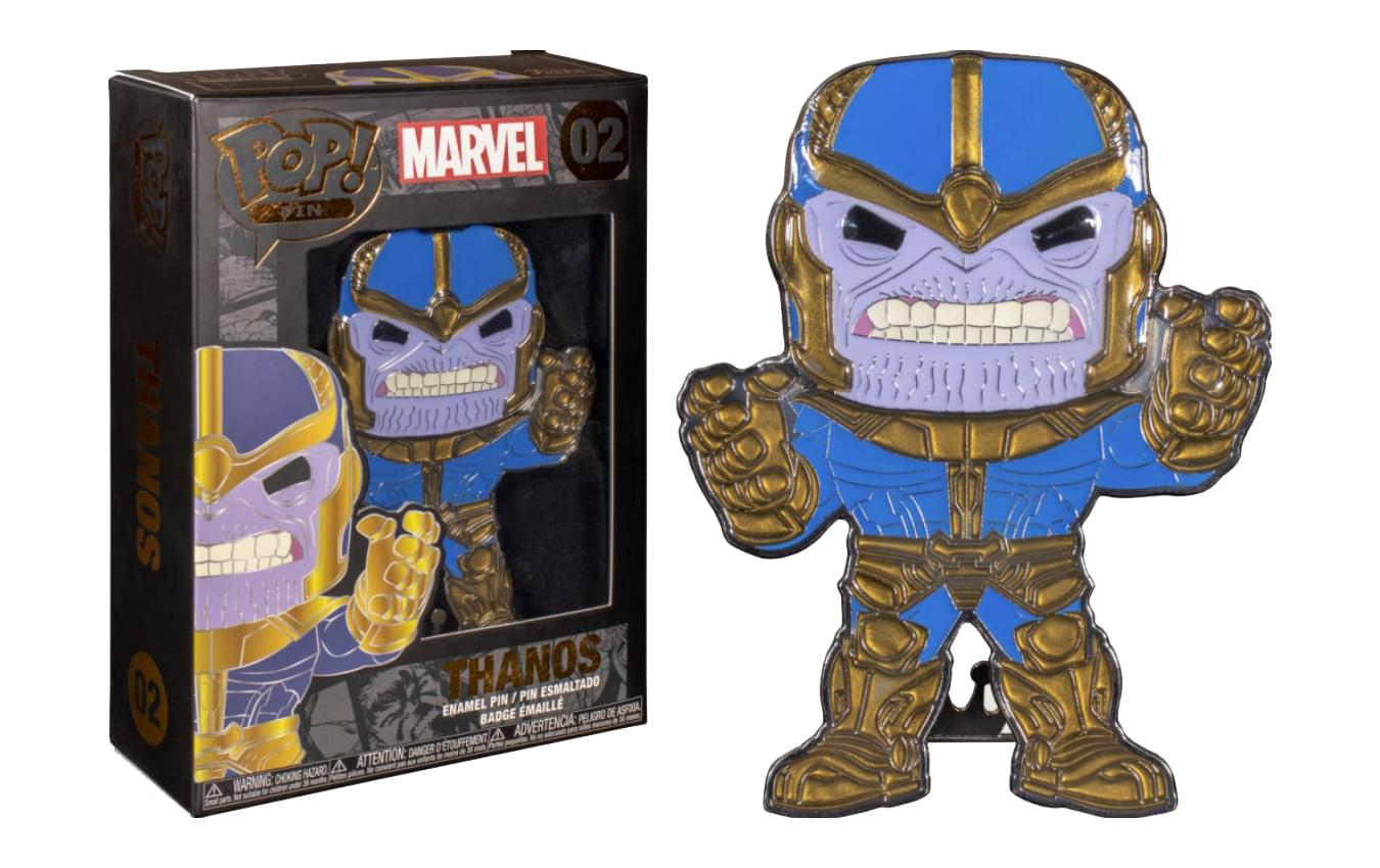 Marvel 3 Inch Funko POP Pin | Thanos