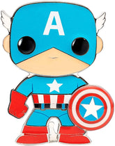 Marvel 3 Inch Funko POP Pin | Captain America