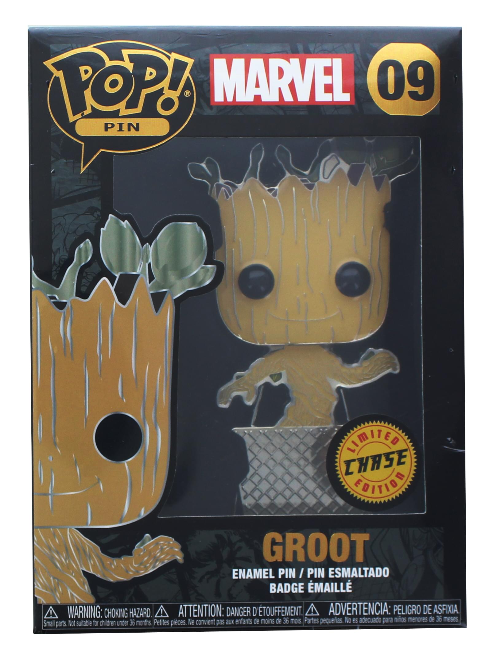 Marvel 3 Inch Funko POP Pin | Baby Groot Chase