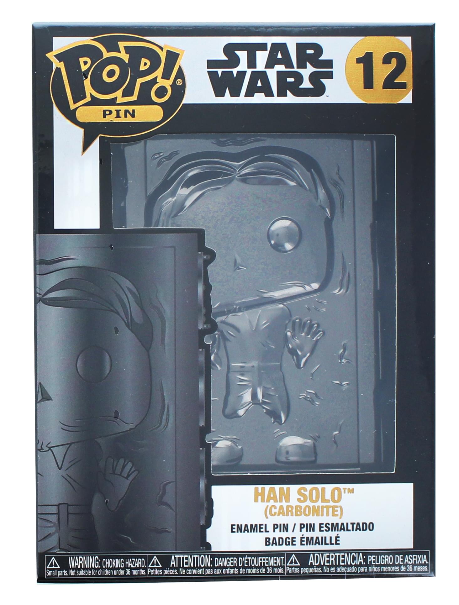 Star Wars 3 Inch Funko POP Pin | Han Solo in Carbonite