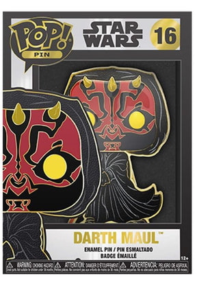 Star Wars 3 Inch Funko POP Pin | Darth Maul