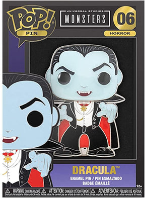 Universal Monsters 3 Inch Funko POP Pin | Dracula