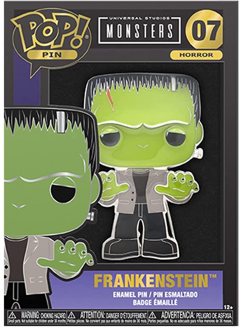 Universal Monsters 3 Inch Funko POP Pin | Frankenstein