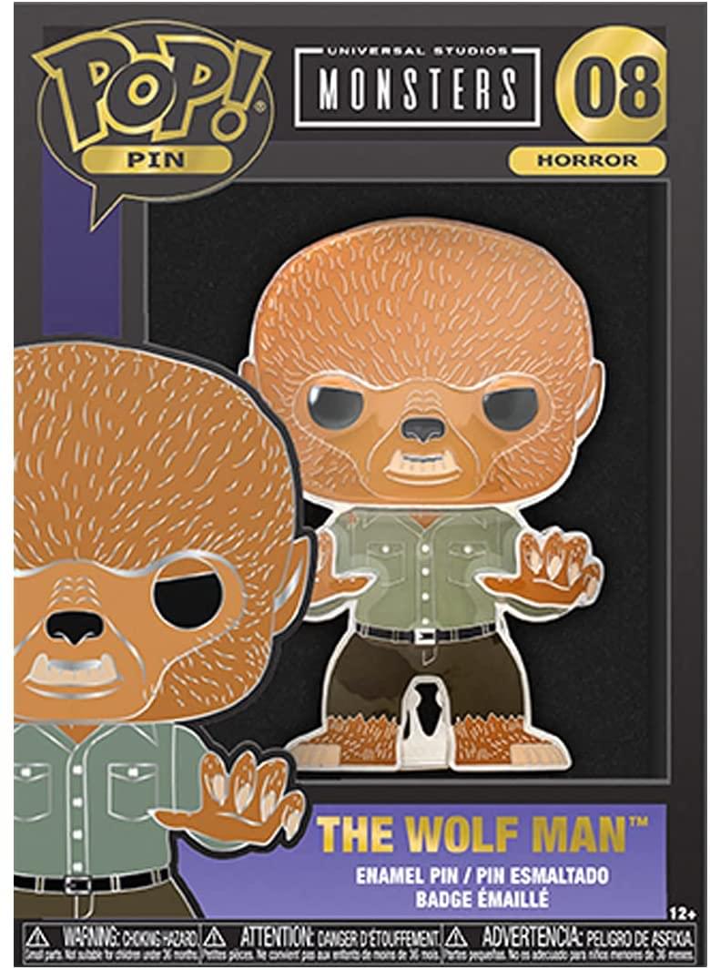 Universal Monsters 3 Inch Funko POP Pin | The Wolfman
