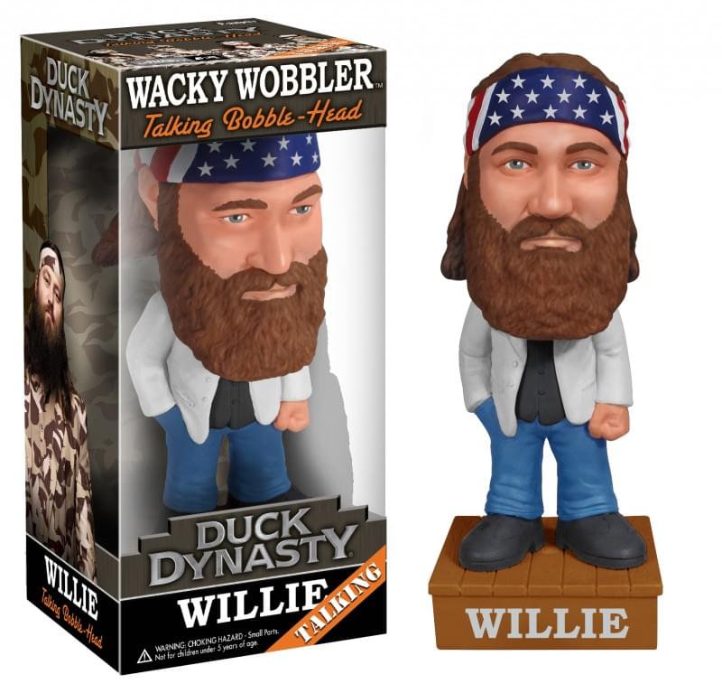 Funko Duck Dynasty Willie Talking Wacky Wobbler Bobble Head
