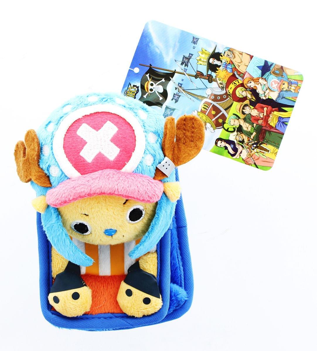 One Piece Plush Phone Case Chopper (Kyun Version, Closed Mouth)