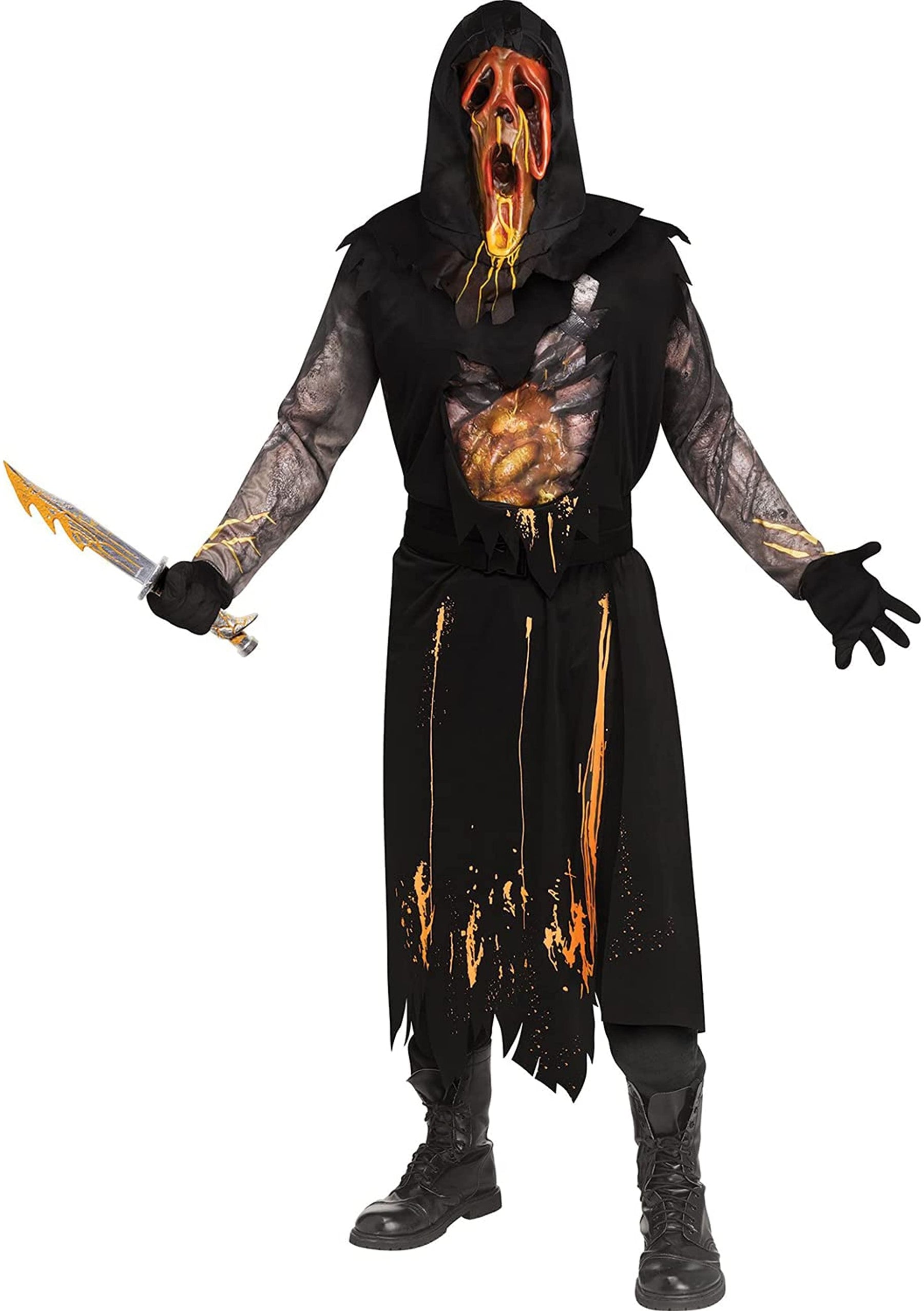 Dead by Daylight Scorched Ghost Face Adult Costume | One Size