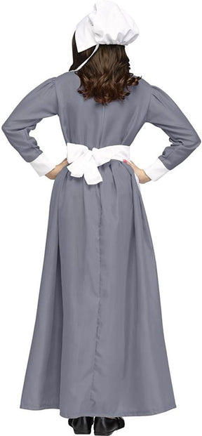 Pilgrim Girl Child Costume