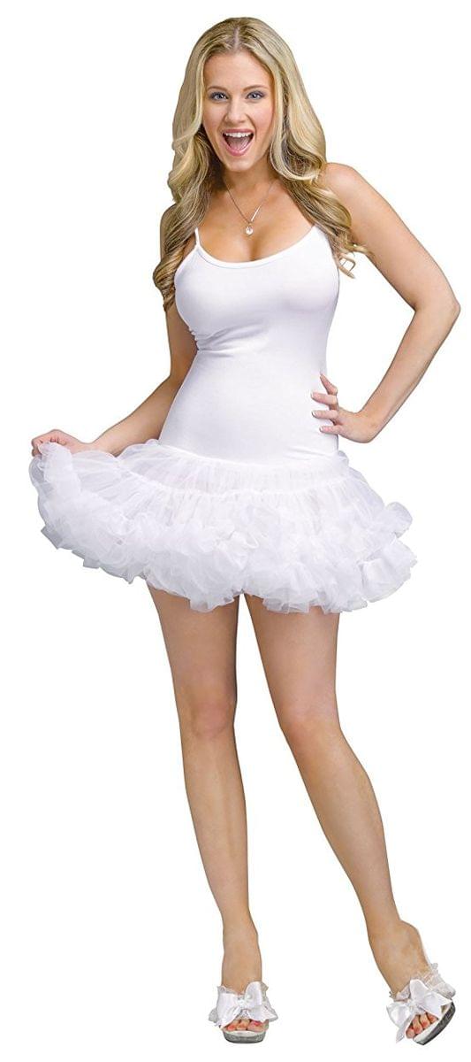 Pettidress Adult Costume Dress White