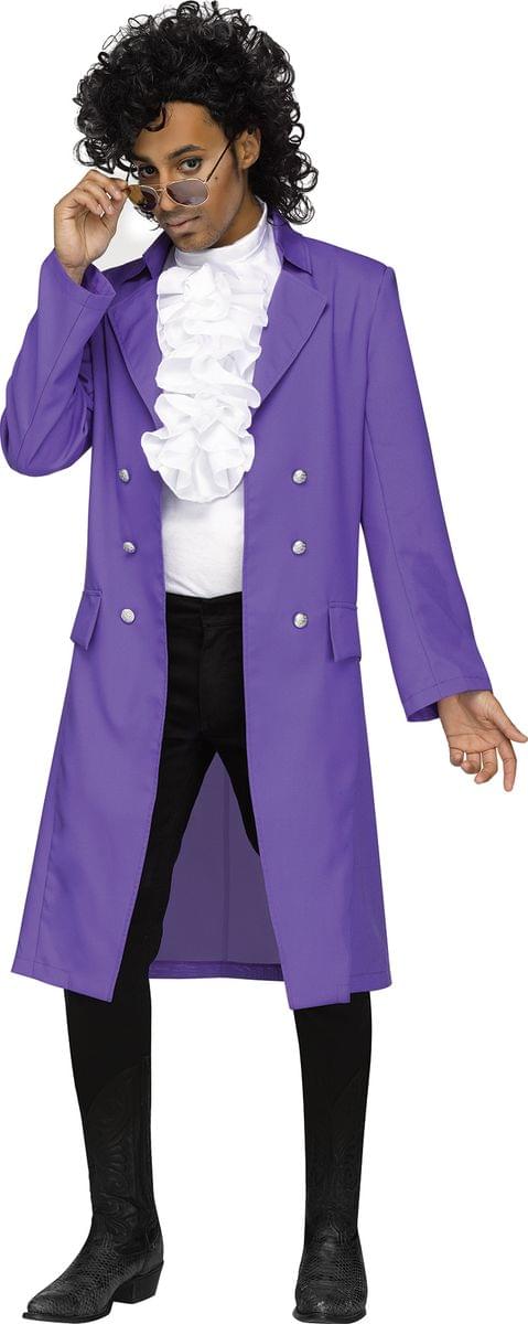 Prince Purple Pain Rock Costume Adult Men Standard