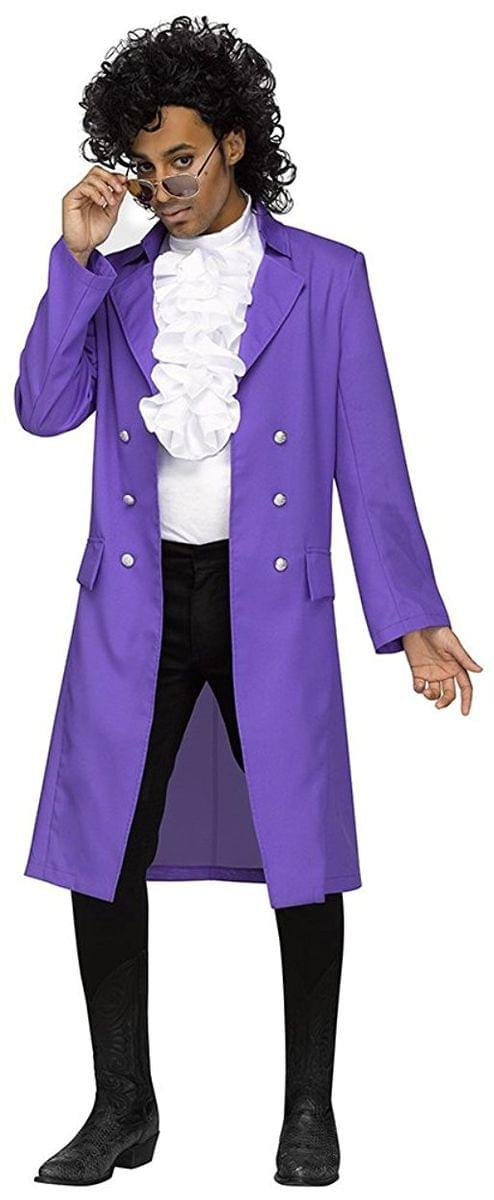 Prince Purple Pain Rock Costume Adult Men Plus