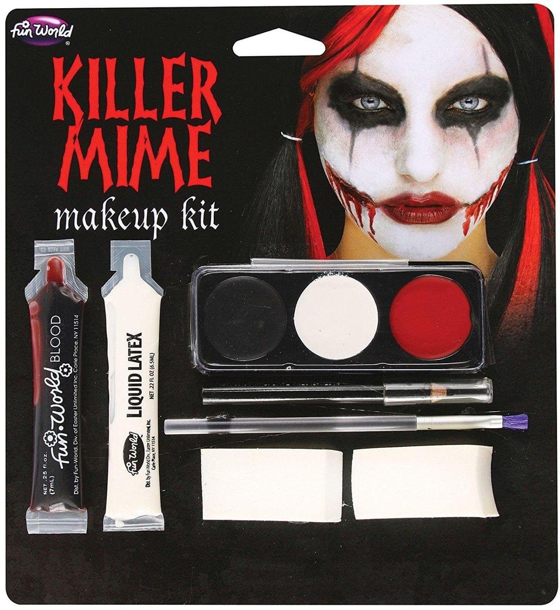 Killer Mime Costume Makeup Kit