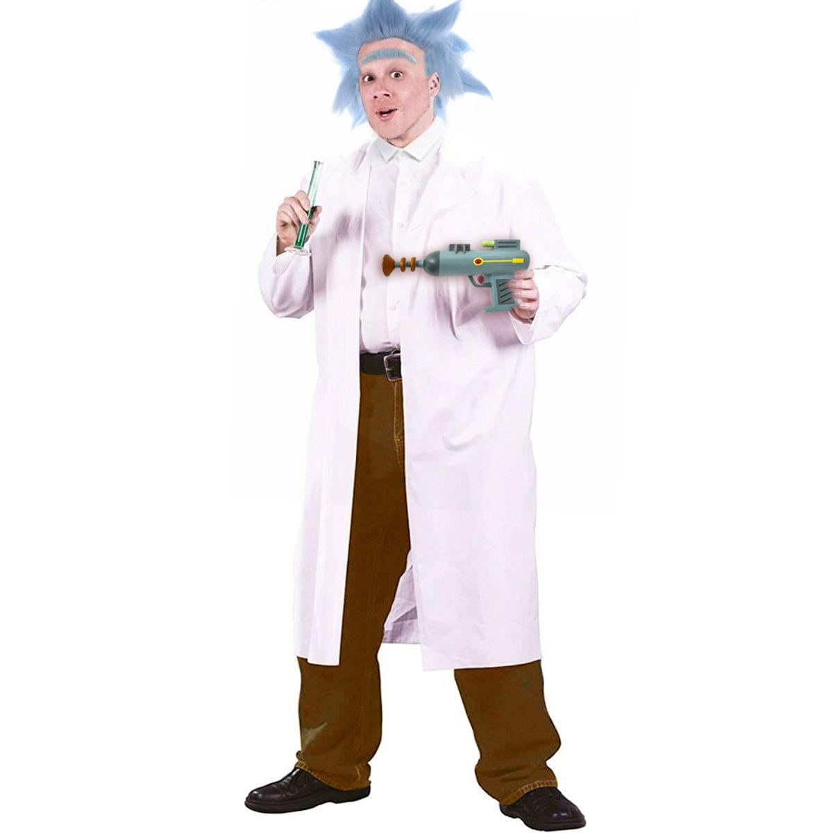 Rick and Morty Collectibles | Rick Sanchez Wig and Eyebrow | Adult Costume Set
