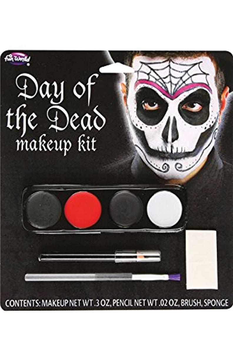 Day Of The Dead Adult Costume Makeup Kit Male