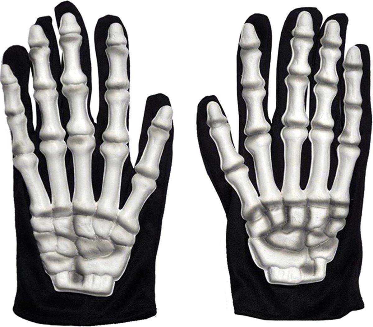 Skeleton 3-D Bones Child Costume Gloves