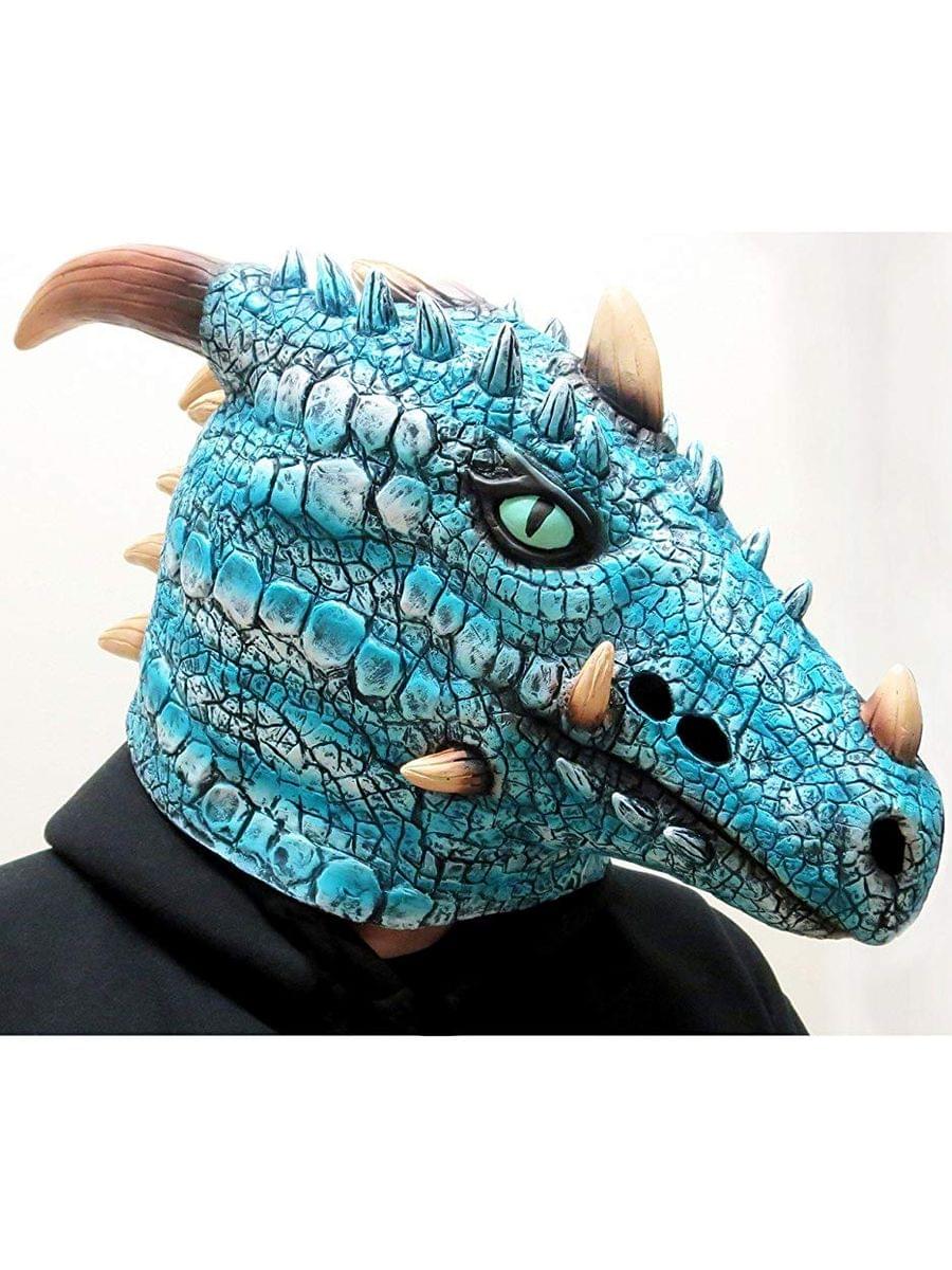 Ice Dragon (Blue) Adult Costume Mask