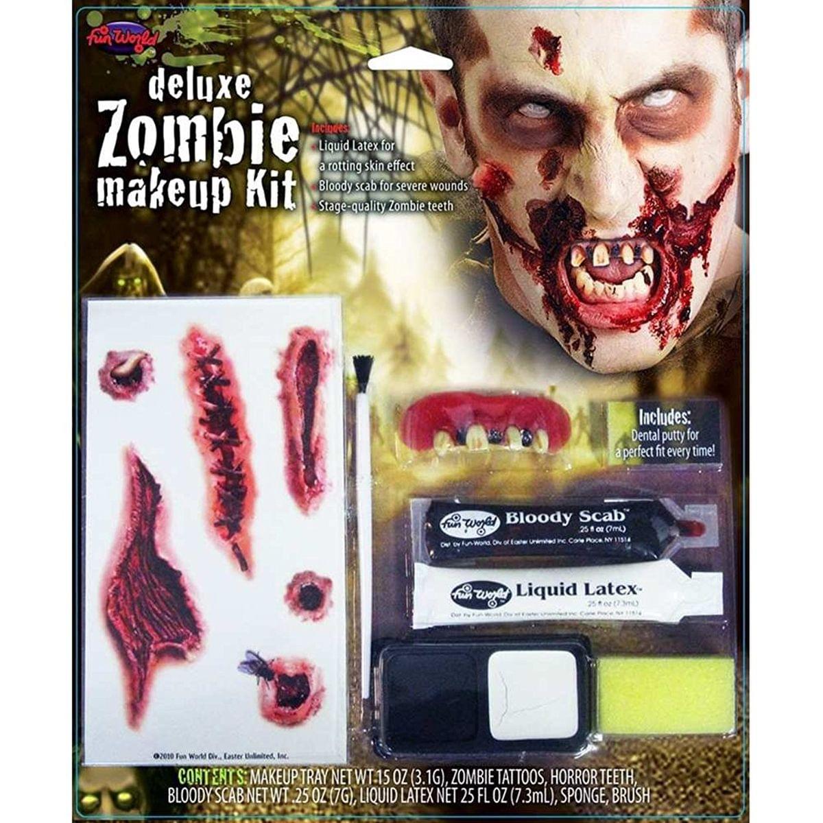 Zombie Deluxe Costume Makeup Kit