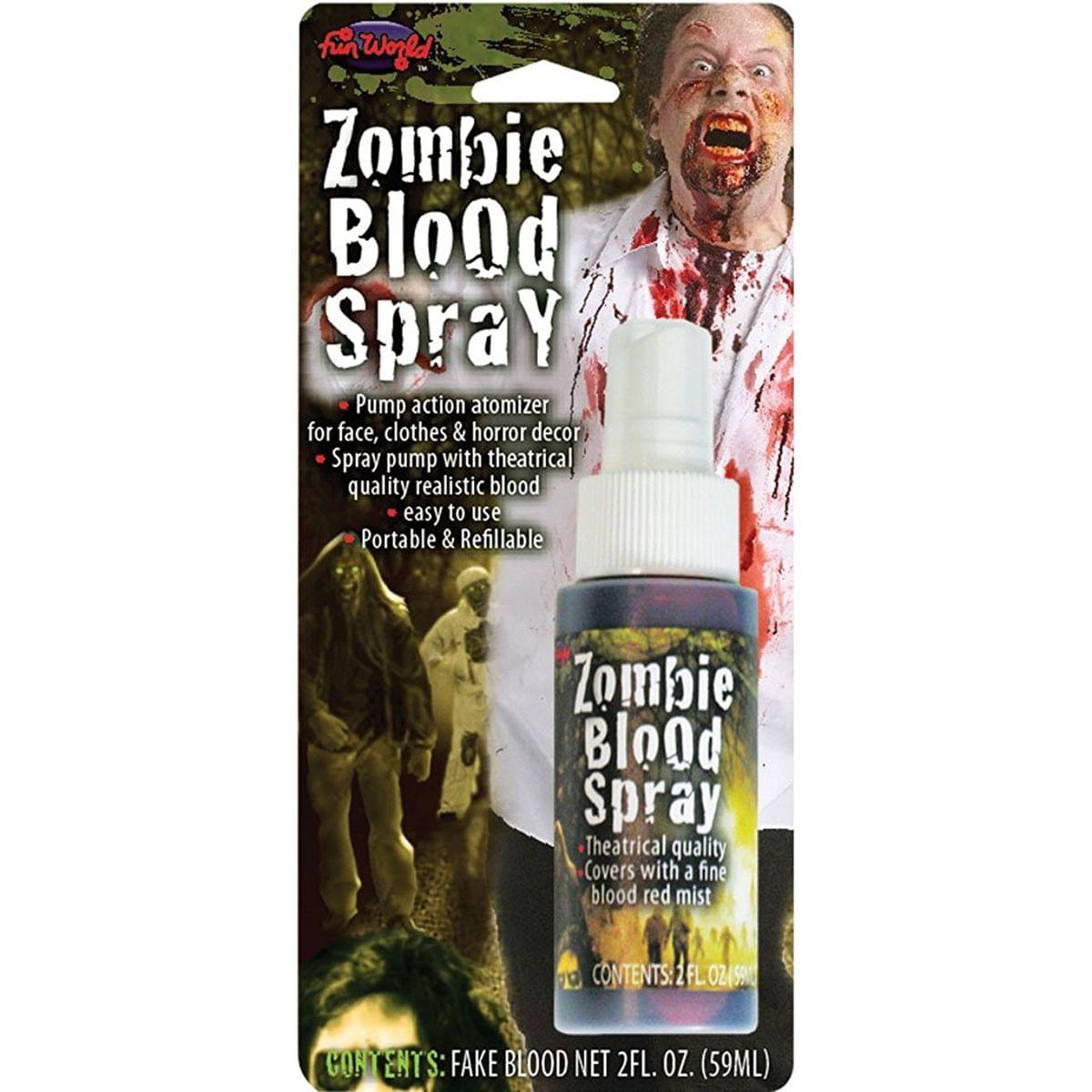 Blood Spray Zombie 2 Oz Costume Makeup