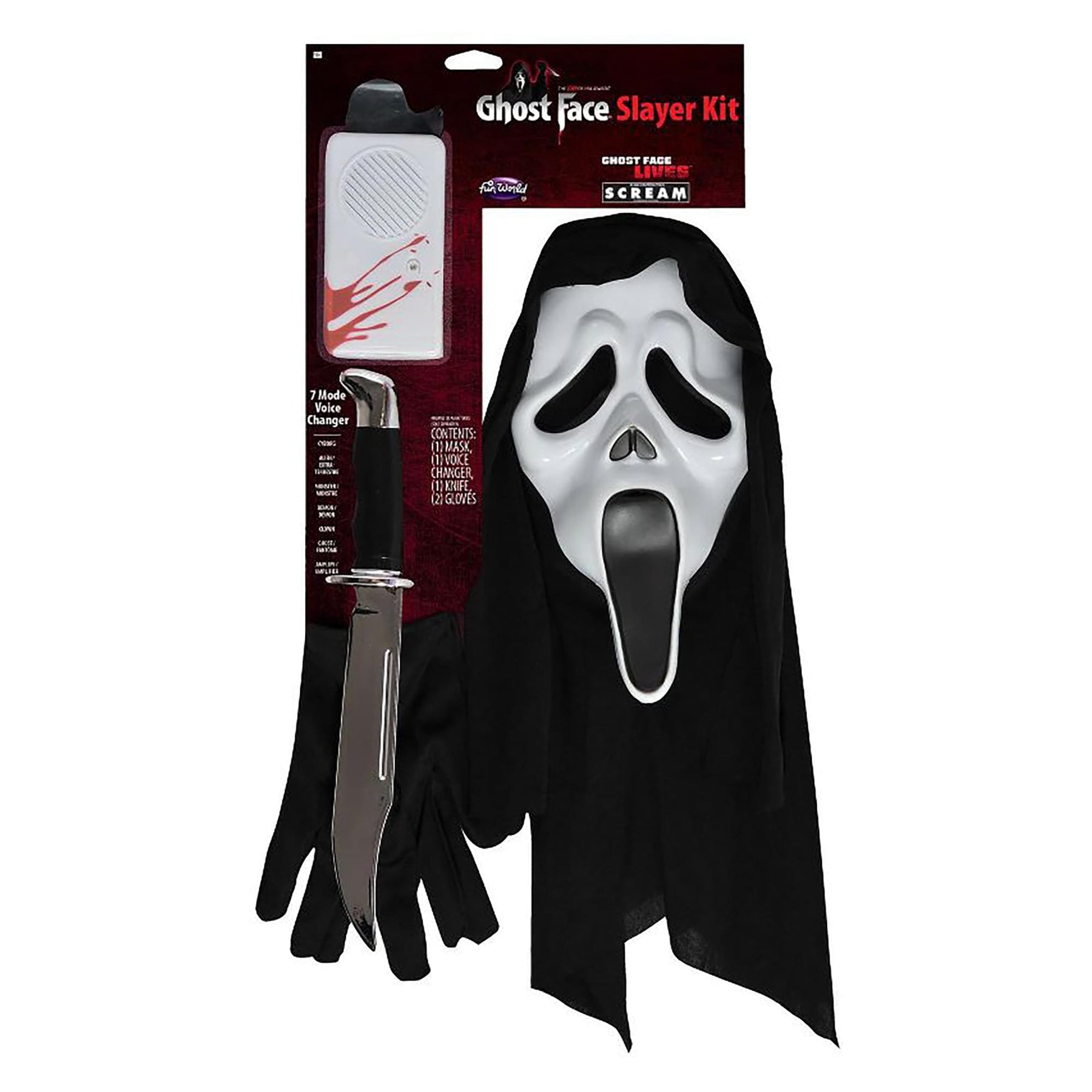 Scream Ghost Face Slayer Kit w/ Voice Changer