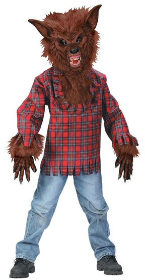 Werewolf Costume Child: Brown