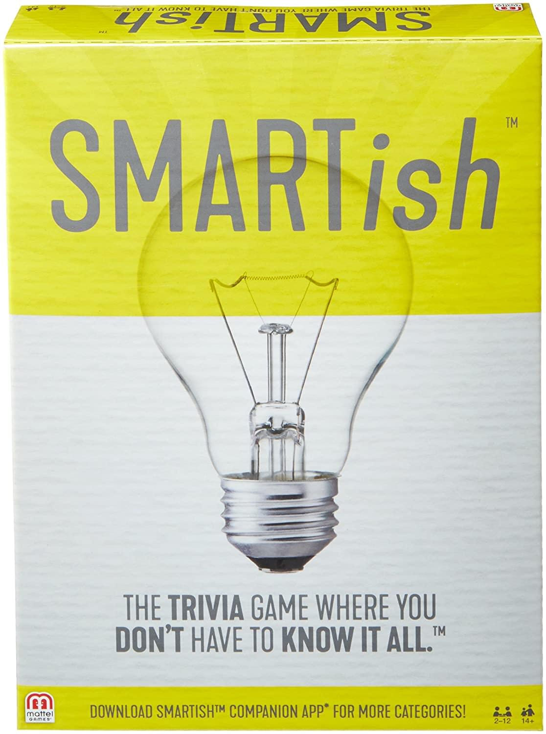 SMARTish Trivia Board Game | For 2-12 Players