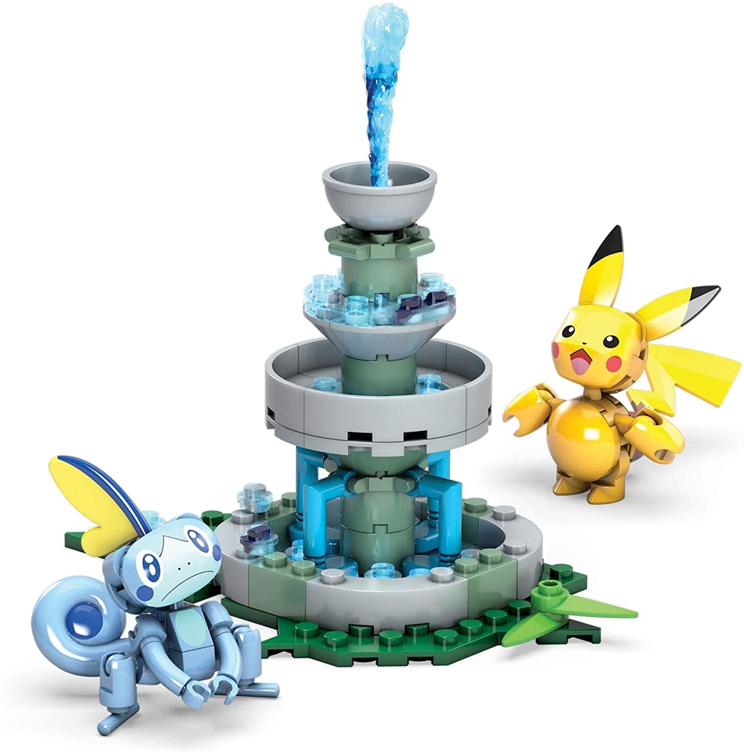 Pokemon Mega Construx 124 Piece Building Set | Pikachu vs Sobble
