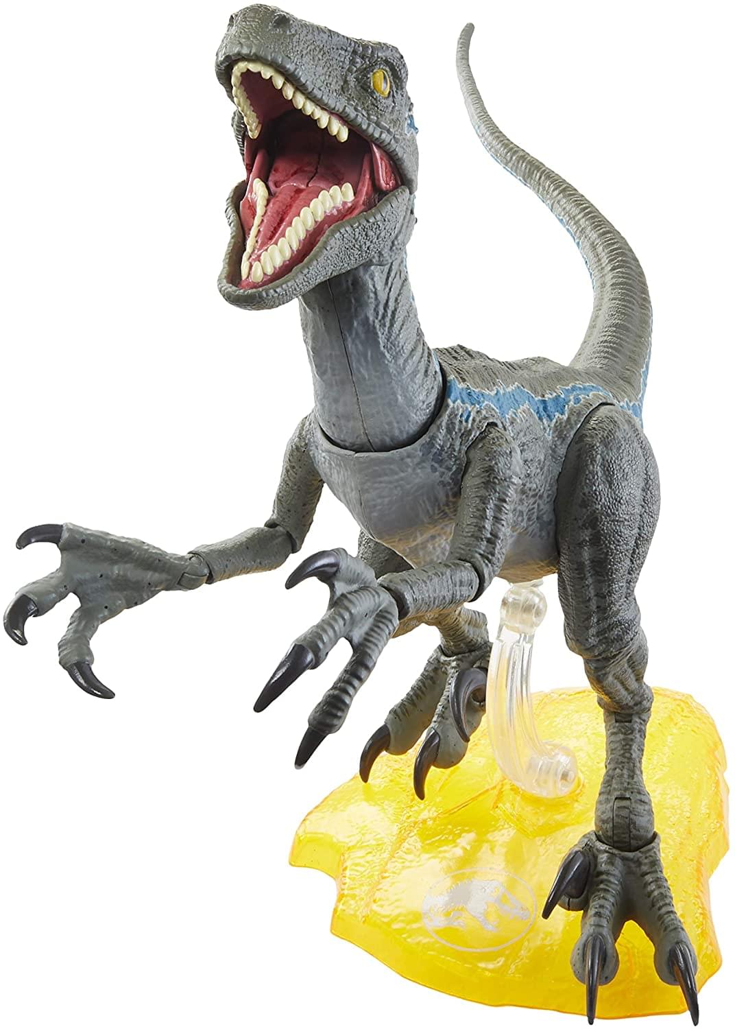 Jurassic World Amber Collection 6 Inch Action Figure | Velociraptor Blue