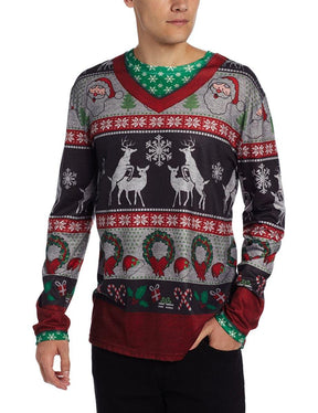 Ugly Christmas Sweater Frisky Deer