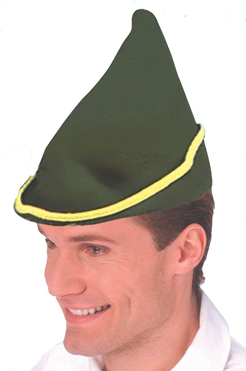 Men's Deluxe Green Elf Costume Hat