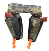 Deluxe Double Gun & Holster Costume Accessory Set Adult