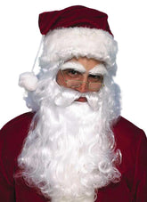 Santa Wig & Beard Christmas Costume Accessory Set