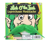 St. Patrick's Green Costume Leprechaun Moustache